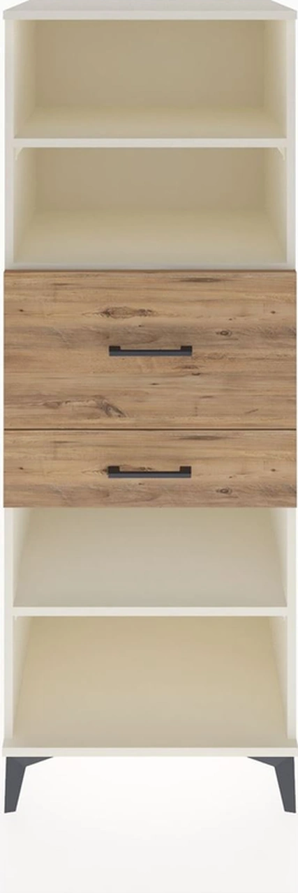 Hyperion Dolap 3 Raflı 2 Çekmeceli 60x44x163 Aytaşı-çam Aytaşı