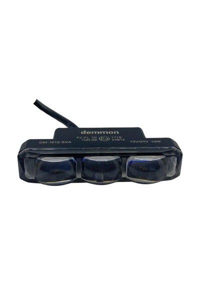Ahmet Otomotiv Dmmn Özellikli 12v-24v Çalışma Lambası Beyaz Renk /off-road Mercekli 3 Ledli 10w 80 19 Mm