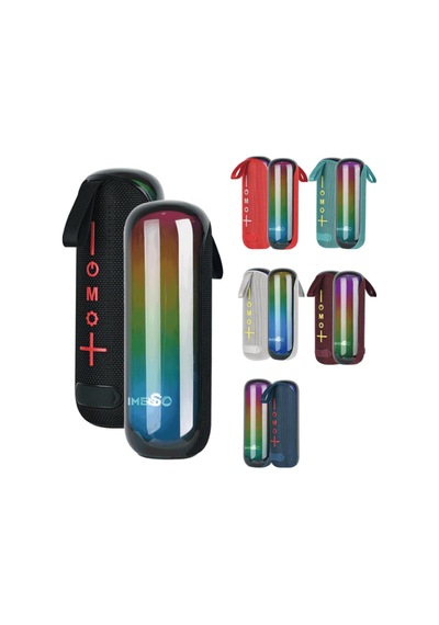 Bluetooth Speaker Kablosuz Hoparlör Led Işıklı Fm Radyolu Sd Kart Ve Usb Girişli Şarjlı Hoparlör