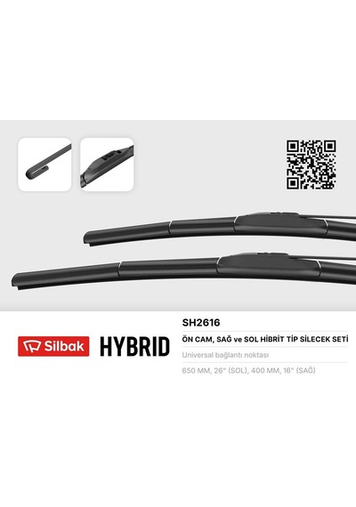 Sılbak Sh2616 Silecek Süpürgesi 650/400mm Muz Tipi Crv Re. Rm 01/12 01/07-accent Blue Rb 01/11-i30. Cw P Toyota Corolla Cross 07-20 Kıa Ev6 Cv 07-21 Sorento Iv Mq4 03-20 Kıa Xceed Cd 06-19 Üniversal 1 Takım Sılbak Sh2616 Silecek Süpürgesi 650/400mm Muz Tipi Crv Re. Rm 01/12 01/07-accent Blue Rb 01/11-i30. Cw P Toyota Corolla Cross 07-20 Kıa Ev6 Cv 07-21 Sorento Iv Mq4 03-20 Kıa Xceed Cd 06-19 Üniversal 1 Takım
