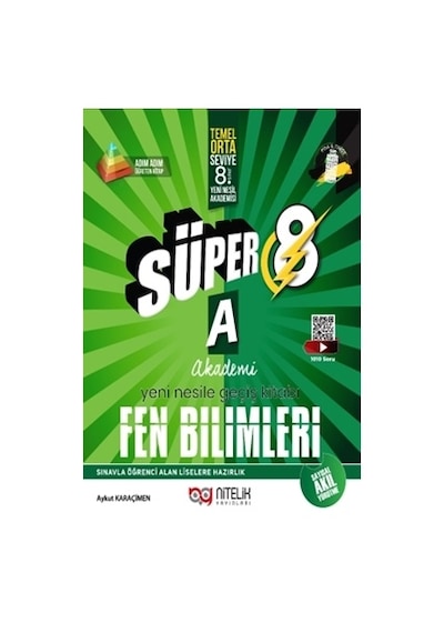 Nitelik Süper 8. Sınıf Fen Bilimleri A Akademi Yeni Nesile Geçiş