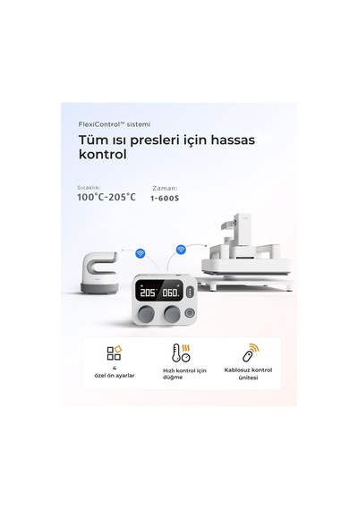 Xtool 3'ü 1 Arada Isı Pres Takımı, Akıllı Pres, Kontrol Pod'u Ve Taşınabilir Mini Ütü Presi İle Hobi Makineleri