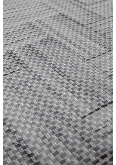 Decoser Hasır 8052 Gri Halı Kilim Kaymaz Taban Salon Mutfak Kesme Yolluk Gri