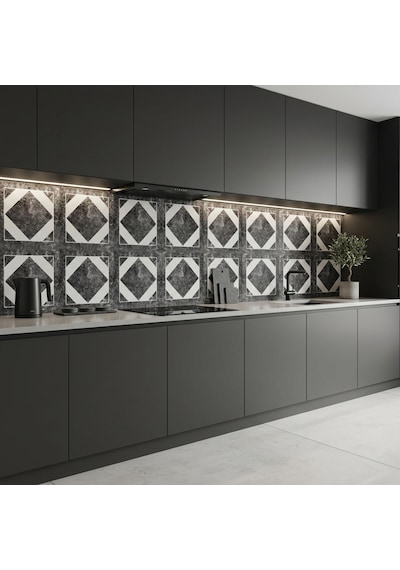 30x60 Cm Kendinden Yapışkanlı Duvar,banyo,tezgah Arası Karo Desen-100 Adet 1009-100