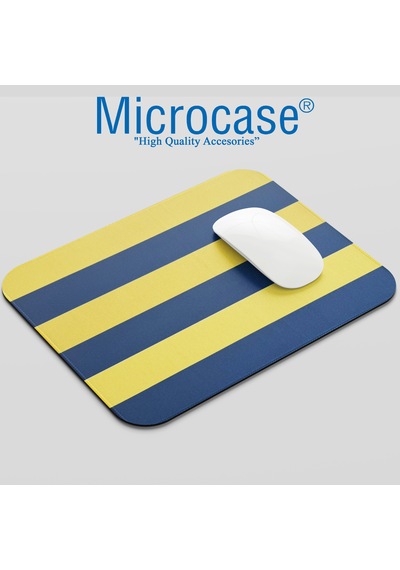 Microcase Taraftar Serisi Konforlu Kaymaz Taban Oyuncu Mousepad 25x30cm Al5310 Sarı-lacivert