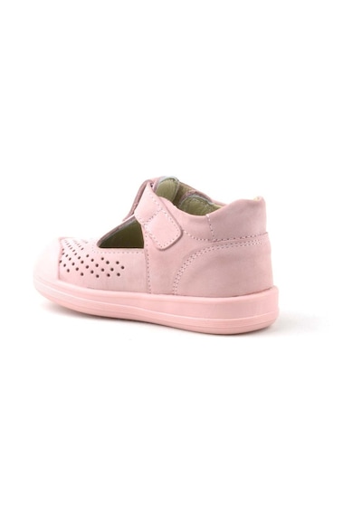Hapshoe Rakerplus Hakiki Deri Pembe Cırtlı Anatomik Bebek Sandalet Pembe