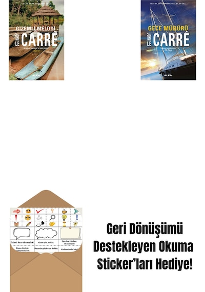 Gizemli Melodi + Gece Müdürü + Okuma Sticker'ları