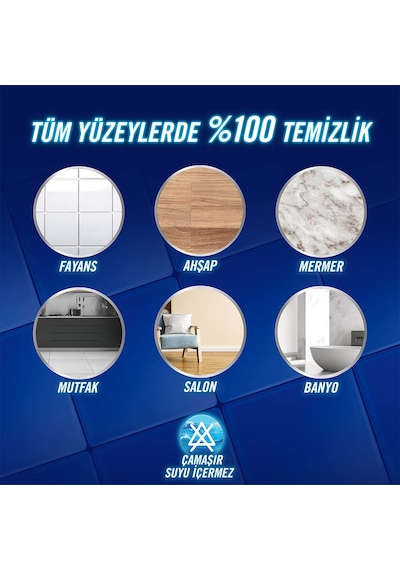 Domestos Yüzey Temizleyici Okyanus 3 x 1500 ML