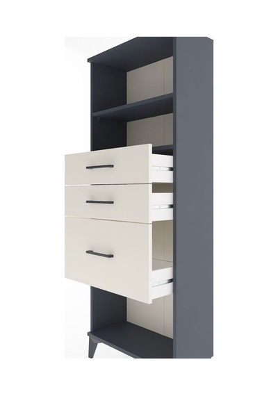 Arges Dolap 2 Raflı 3 Çekmeceli 60x30x163 Antrasit-aytaşı Antrasit Arges Dolap 2 Raflı 3 Çekmeceli 60x30x163 Antrasit-aytaşı Antrasit