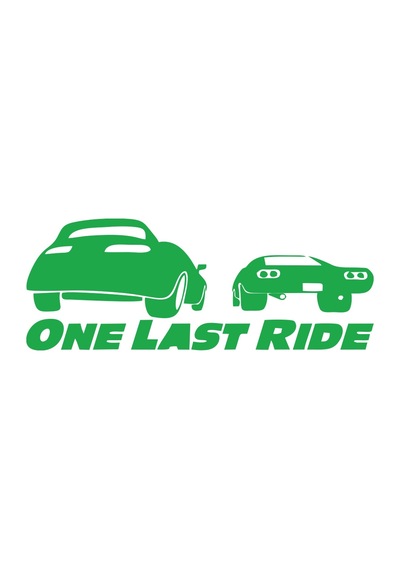 One Last Ride Araba Stickeri 17x17 Cm Yeşil