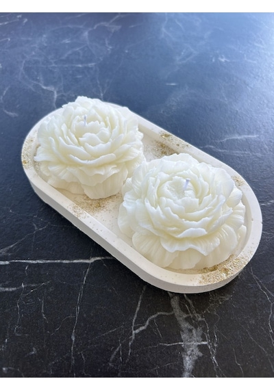 Bernami Vazo Pinterest Dekoratif Şakayık Mum 3'lü Set Diğer