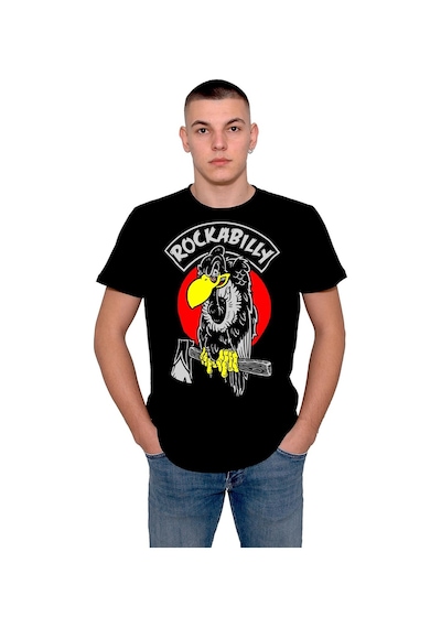 Rockabilly Akbaba Müzik Music Rock Tişört Unisex T-shirt 001