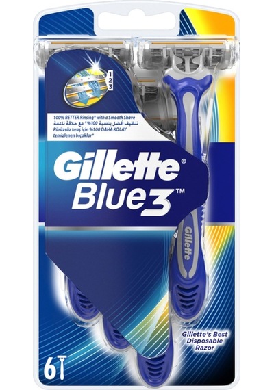 Gillette Blue3 Kullan-At Tıraş Bıçağı 6'lı