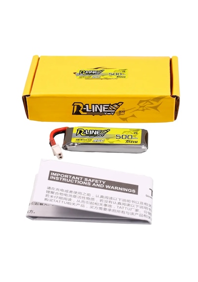 Tattu 1s 500mah 95c 3.7v Lipo Batarya
