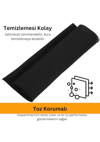 Beylini Hoparlör Kumaşı Airfile Toz Engelleyici Akustik 100x150