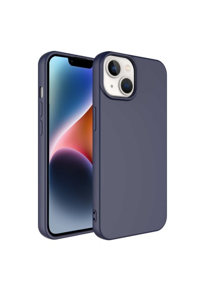 Apple Uyumlu iPhone 14 Plus Kılıf İçi Kadife Lansman Lux Silikon Kapak