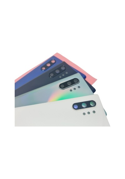 Tkgz Samsung Galaxy Uyumlu Note 10 Plus Arka Kapak Cam+full Lens Beyaz