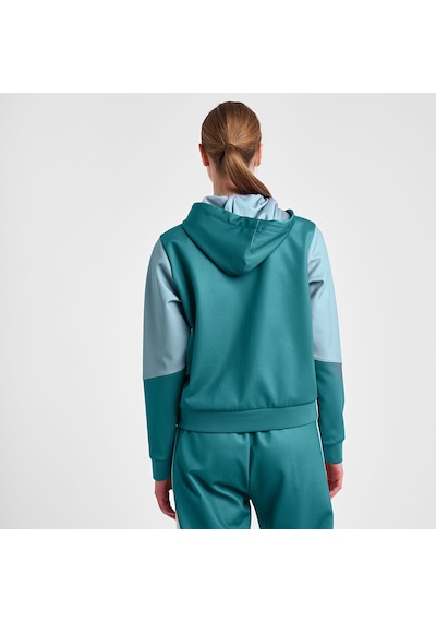Lescon 25n-2131 Kadın Fermuarlı Kapüşonlu Sweatshirt Yeşil
