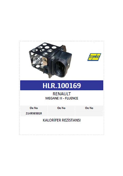 Kalorifer Rezistansı Renault Megane Iıı - Fluence