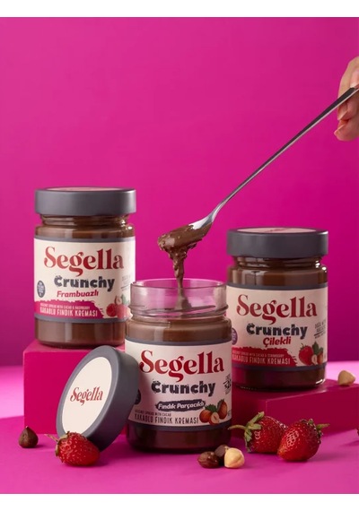 Segella Frambuaz & Çilek Meyve Parçacıklı Kakaolu Fındık Kreması 2 Li Set 350gr