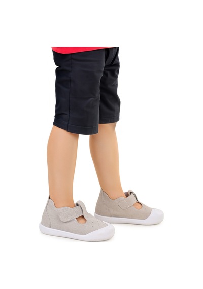 Kiko Kids Elroy Cırtlı Erkek Bebek Günlük Ayakkabı Gri