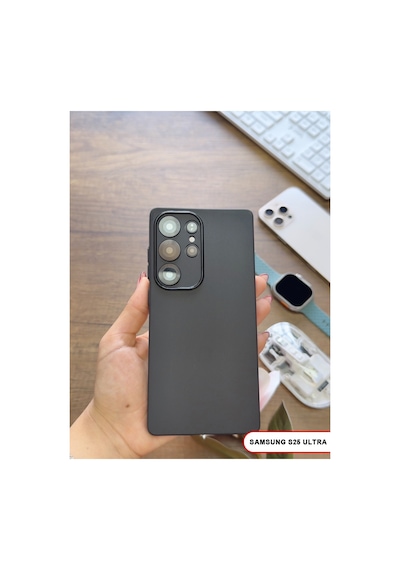 Samsung Galaxy S25 Ultra Uyumlu Süper İnce Mat Ultra Thin Silikon Kılıf Lacivert