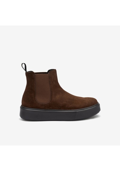 Cacao Dark Brown Bot Kadın 41c2 Frau Waxy Chelsea Boot Acı Kahverengi