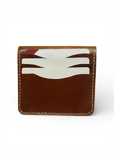 Parla Leather Prestige Kişiye Özel Hakiki Gerçek Deri Kartlık Cüzdan Erkek Kadın Camel