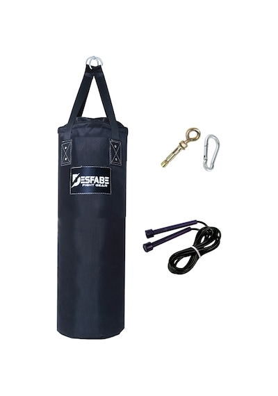 Desfabe PDS 80x25Cm Kolonlu Kum Torba+Aparat+Atlama İpi Siyah