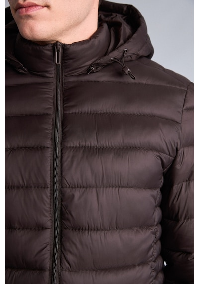 Defacto Sıcak Tutan Su İtici Slim Fit Mont N4661az26aubn337 Kahve-bn337