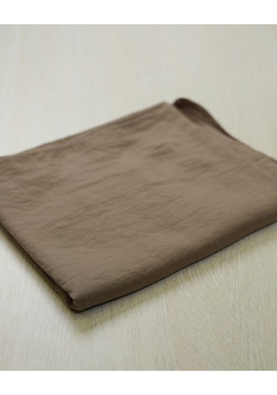 Luluscarf Rami Pamuk Düz Renk Yumuşak Tesettür Şal Vizon