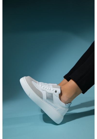 Luvishoes Beıce Beyaz Gri Kadın Spor Ayakkabı Beyaz - Gri Luvishoes Beıce Beyaz Gri Kadın Spor Ayakkabı Beyaz - Gri