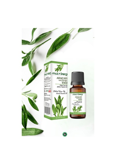 Multidem Adaçayı Yağı Acı Elma Uçucu Bitkisel Yağı 20 ML