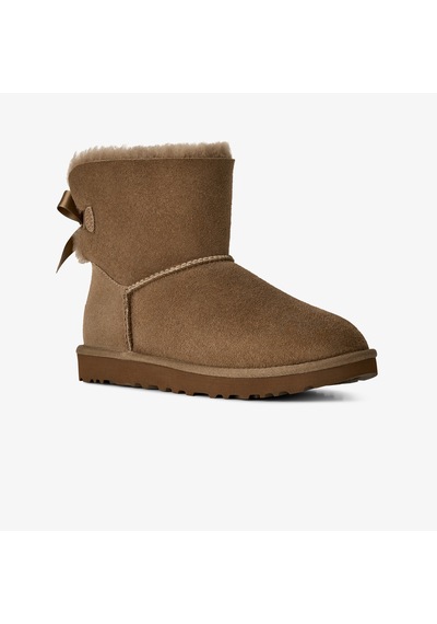 Ugg W Classic Mini Bailey Bow İi Kadın Kahverengi Bot 1016501
