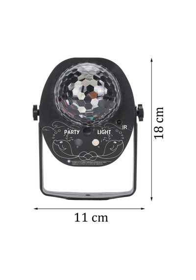 Quenlite Qd-14 Renkli 3in1 Sahne Led Efekt Ve Lazer Işık 16 Çeşit Desen