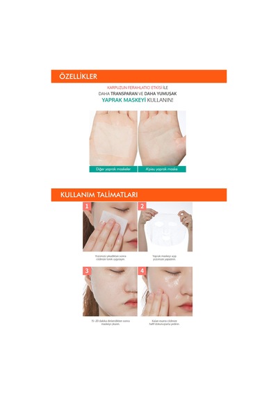 Missha A'PIEU Icing Sweet Bar Sheet Mask Karpuz Özlü Nemlendirici Maske - Watermelon