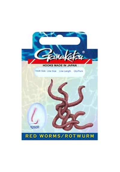 D. Gamakatsu Bkd-5260R Red Worm Iğne Takım 75Cm  1