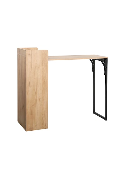 Slide Katlanır Çok Amaçlı Masa - Ceviz/siyah 122x44.5x108 Cm Ceviz