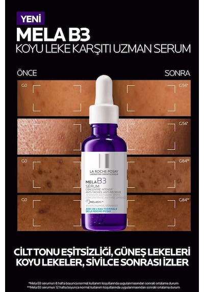 La Roche Posay Mela B3 Koyu Leke Karşıtı Temizleme Jeli 200 ML + Mela B3 Leke Karşıtı Serum 30 ML