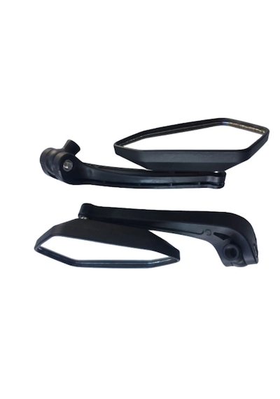 Motosiklet Mini Ayna Tk Mavi Renk 8-10mm Uyumlu Bağlantılı