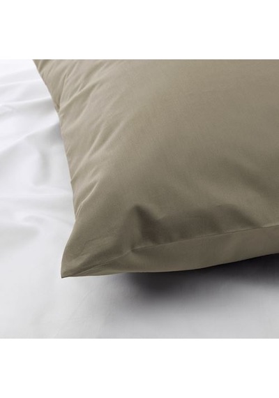 Ikea Ullvıde Yastık Kılıfı, Gri-bej, 50x60 Cm