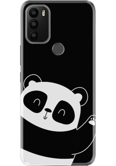 General Mobile Gm 21 Plus Kilif Silikon Desen Bay Bay Panda 1784 527113526