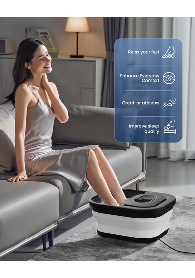 Comfıer Isıtmalı Ayak Spa Masaj Aleti, Titreşimli Ayak Banyosu, Kabarcıklar, Masaj Silindirleri, Konforlu Ev Spa İçin Ayarlanabilir Sıcaklık, Kadın Erkek İçin Hediyeler Comfıer Isıtmalı Ayak Spa Masaj Aleti, Titreşimli Ayak Banyosu, Kabarcıklar, Masaj Silindirleri, Konforlu Ev Spa İçin Ayarlanabilir Sıcaklık, Kadın Erkek İçin Hediyeler