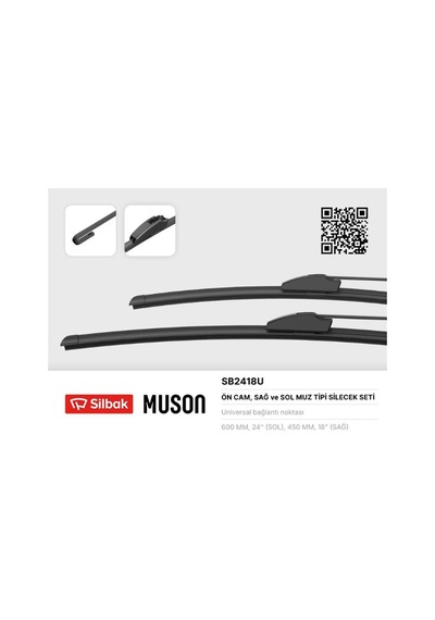 Silecek Süpürgesi 600/450mm Muz Tipi Opel Insıgnıa