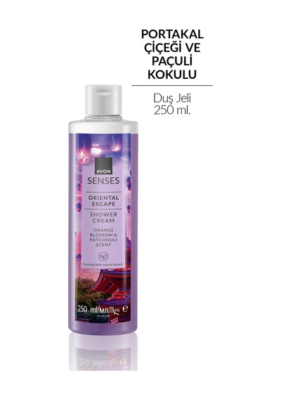 Senses Oriental Escape Portakal Çiçeği Ve Paçuli Kokulu Duş Jeli 250ml Fresh