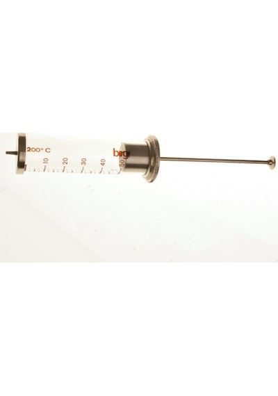 Birgi Paslanmaz Çelik Cam Şırınga 50CC