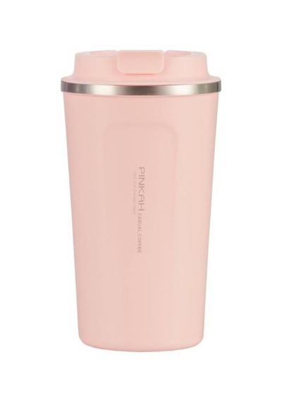 Pinkah Paslanmaz Çelik Kahve Termos Bardak Matara 500 Ml Pembe Renk Pkh-pj-3549-l Pembe