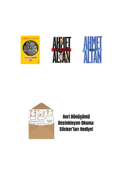 Ölmek Kolaydır Sevmekten Okumayan Kalmasın + Son Oyun + Sudaki İz Cep Boy + Okuma Sticker'ları