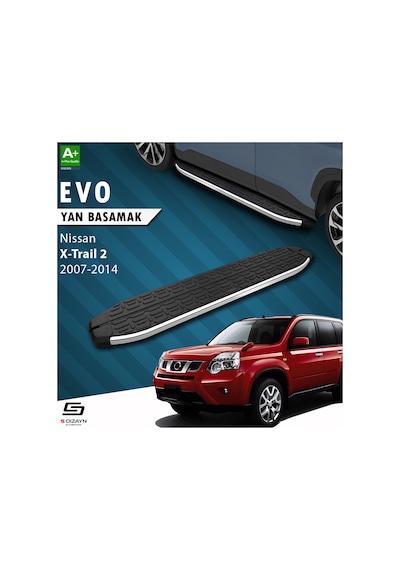S-dizayn Nissan X-trail T31 Evo Krom Yan Basamak 173 Cm 2007-2014