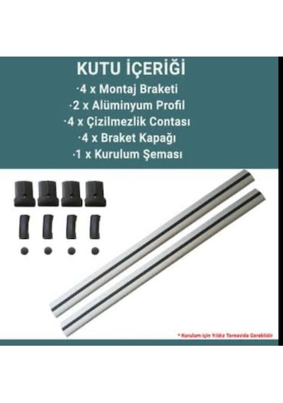Caddy Ara Atkı Tavan Barı